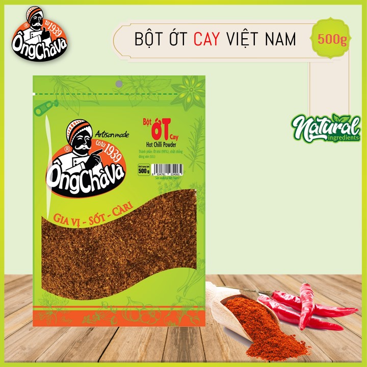 Bột Ớt Cay Ông Chà Và 500g (Hot Chilli Powder)