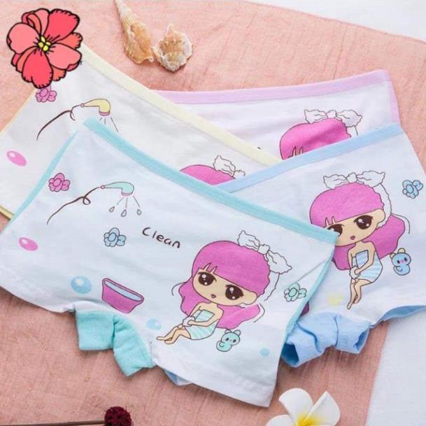 Quần chip đùi bé gái thun cotton siêu đẹp cho bé từ 10 đến 25kg -