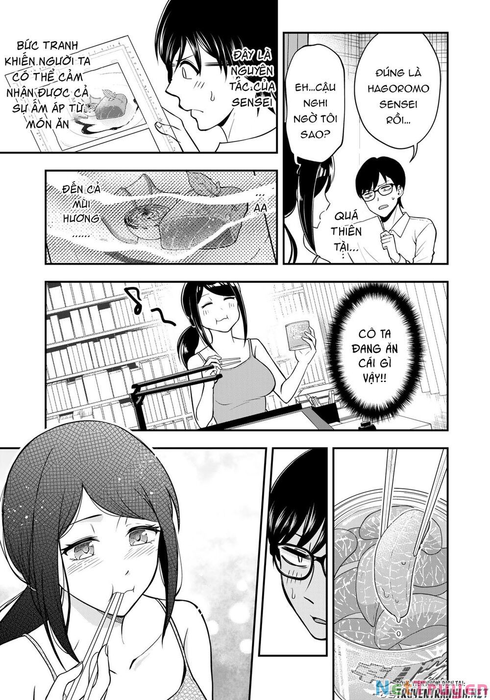 hagoromo-sensei wa kyou mo kandzume chapter 1 12