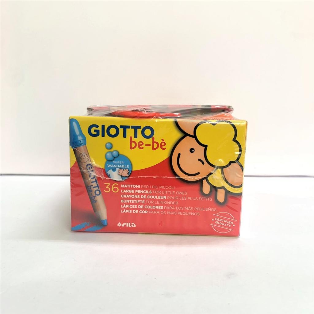 Hộp chì 36 màu nhập khẩu Italy thân to kèm gọt chì GIOTTO be-bè 461300