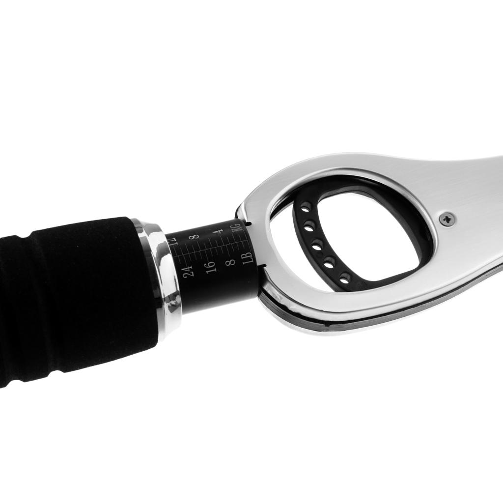 Portable Fishing Grip Lip Tackle Gripper Grabber Grab Tool with Weight Scale