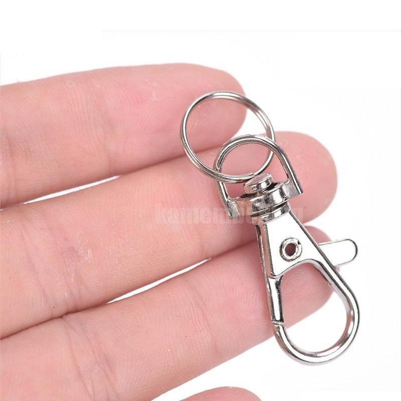 1 móc khóa tôm hùm bạc kèm khoen