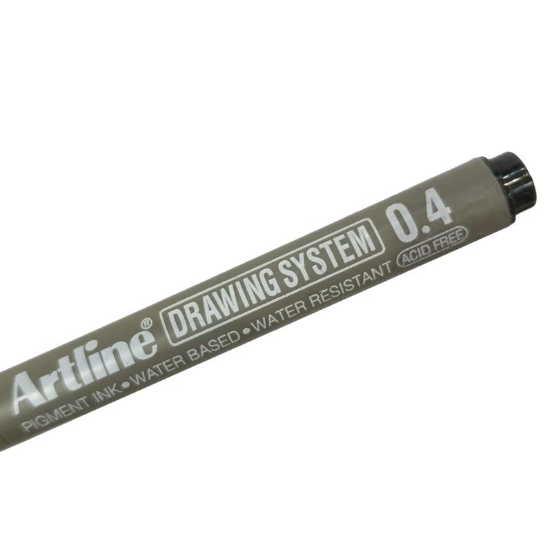 Bút Vẽ Kỹ Thuật 0.4 mm - Artline EK-234-BK - Màu Đen