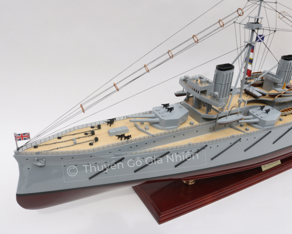 [Giá Xưởng] Mô Hình Thuyền Gỗ Phong Thủy Dạng Thuyền Chiến HMS DREADNOUGHT Chính Hãng Hàng Xuất Khẩu Chất Lượng Cao