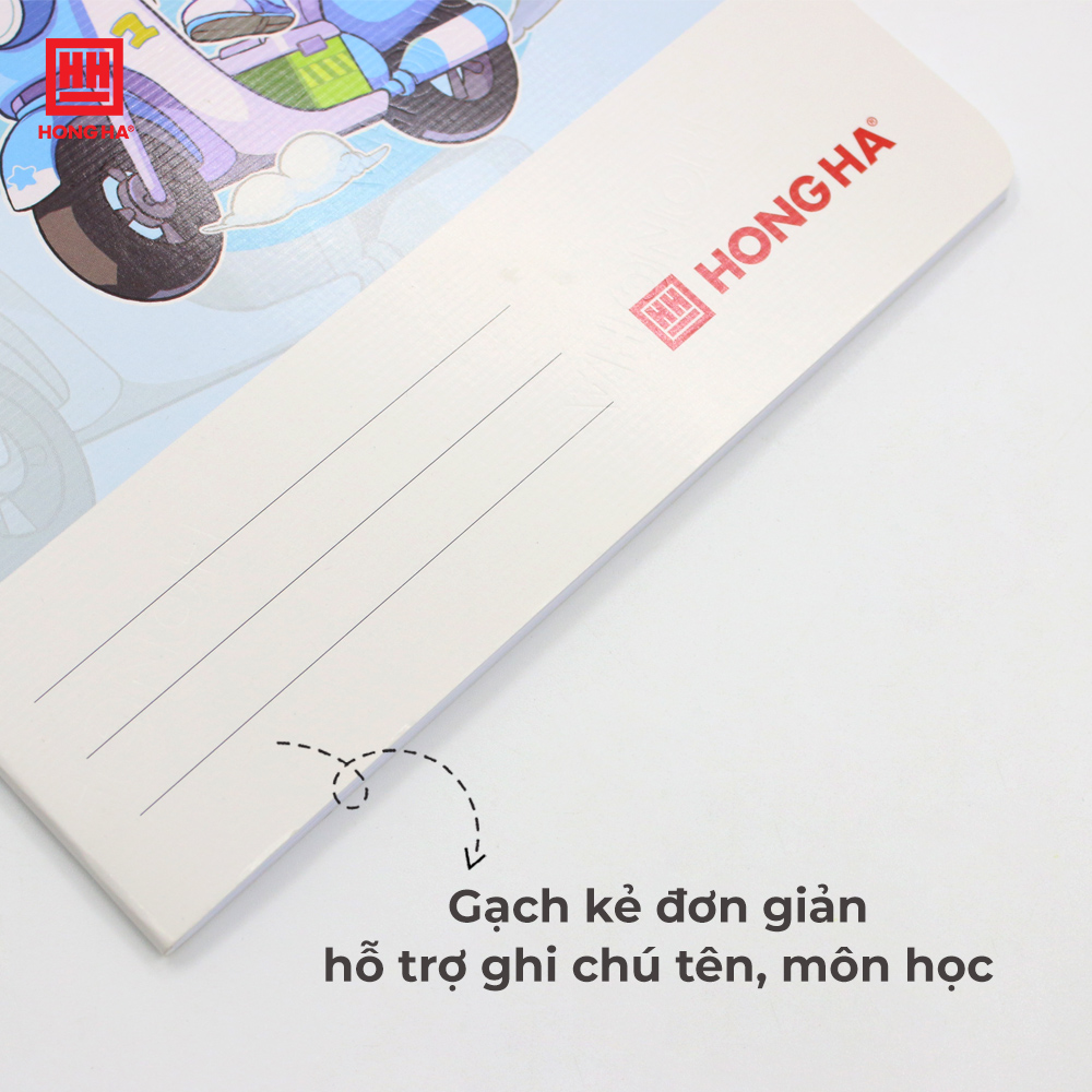 Lốc vở 4 ô ly 48 trang Hồng Hà School Siêu Sóc - 0606