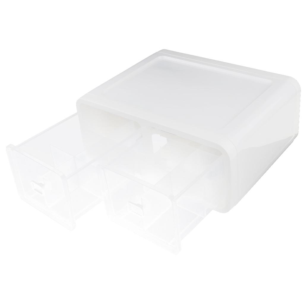 12 Grids Plastic Dustproof Storage Box for Underwear Socks Bra