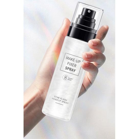 Xịt khóa trang điểm MAKEUP FIXER SPRAY cố định lớp make up  căng bóng tự nhiên  - Hity Beauty