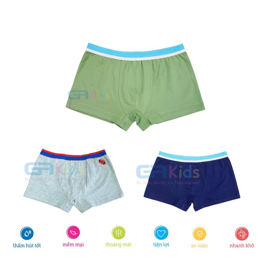 Quần Lót Đùi Cao Cấp Cho Bé Trai Boxer Cotton GATEX ( 4- 14 tuổi)