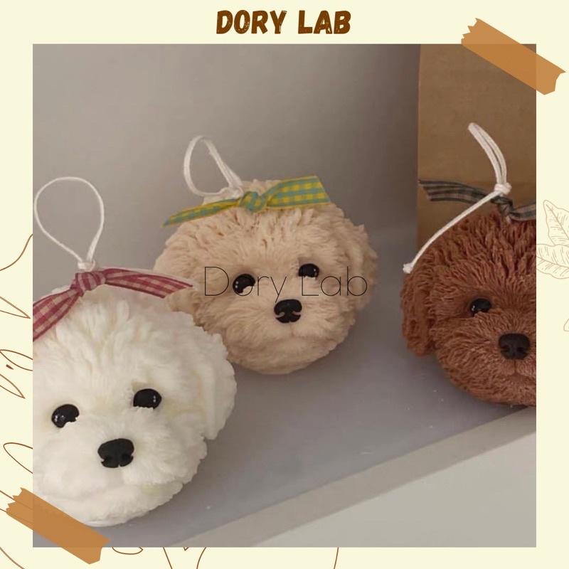 Nến Thơm Đầu Cún Handmade Không Khói Nhiều Màu Sắc, Phụ Kiện Decor, Quà Tặng - Dory Lab