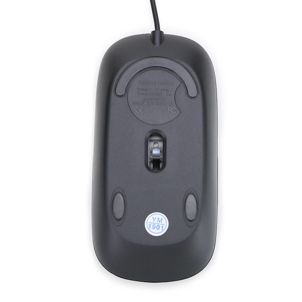 Siêu Mỏng USB Có Dây 1200Dpi 3D Quang Chuột Chơi Game KOK Dành Cho Máy Tính Laptop Máy Tính Xách Tay Mini Chuột Dành Cho văn Phòng Nhà