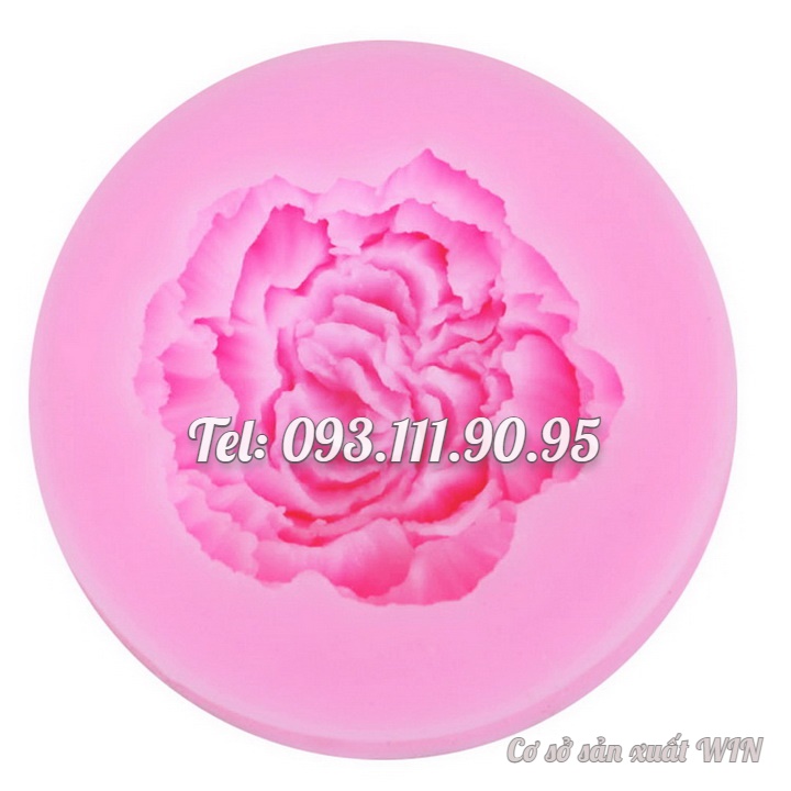 Khuôn rau câu silicon hoa cánh xoăn – Mã số 1709
