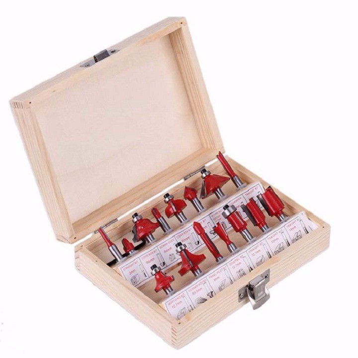 Dao phay gỗ 12,7mm - 15 món