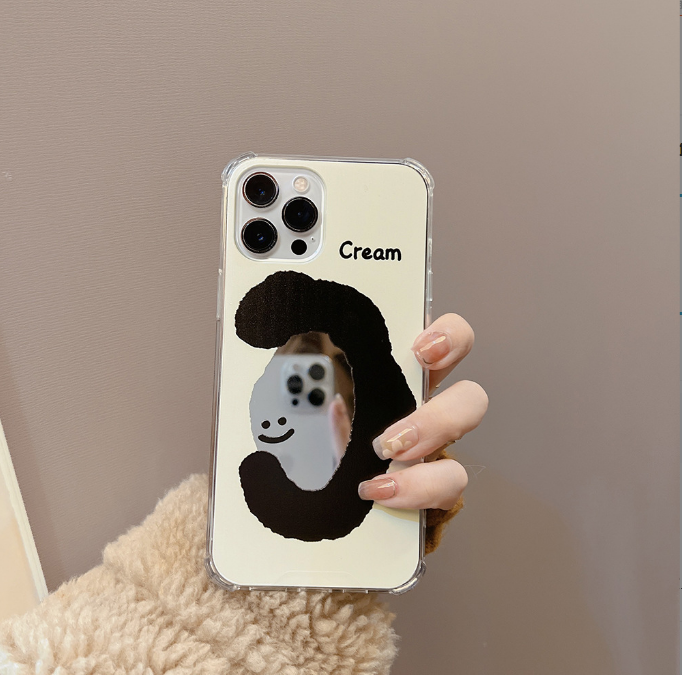 Ốp Lưng Gương Cream dành cho iphone 6/6s/7g/8g/7plus/8plus/x/xs/xsmax...13promax