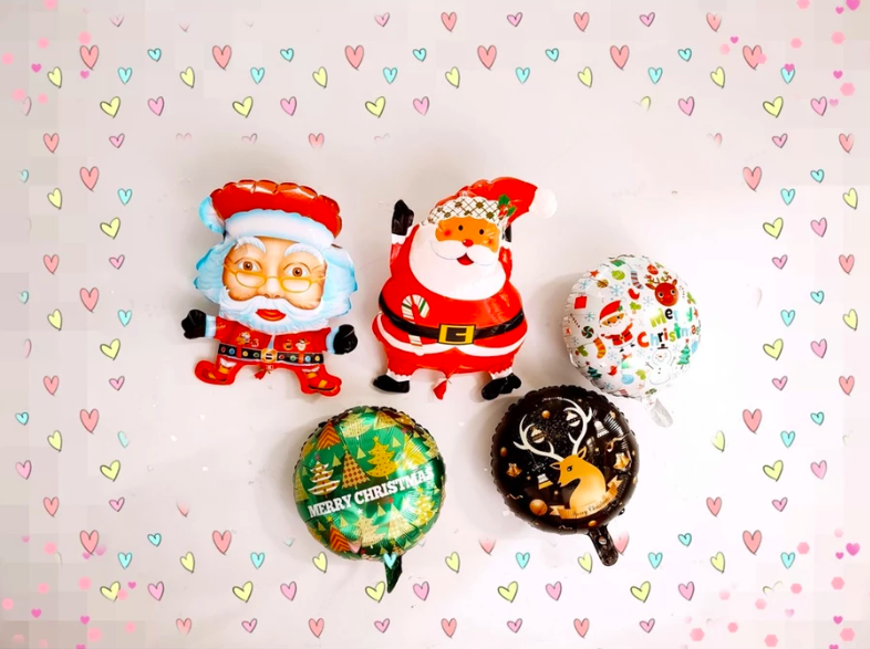 Bong bóng trang trí giáng sinh noel
