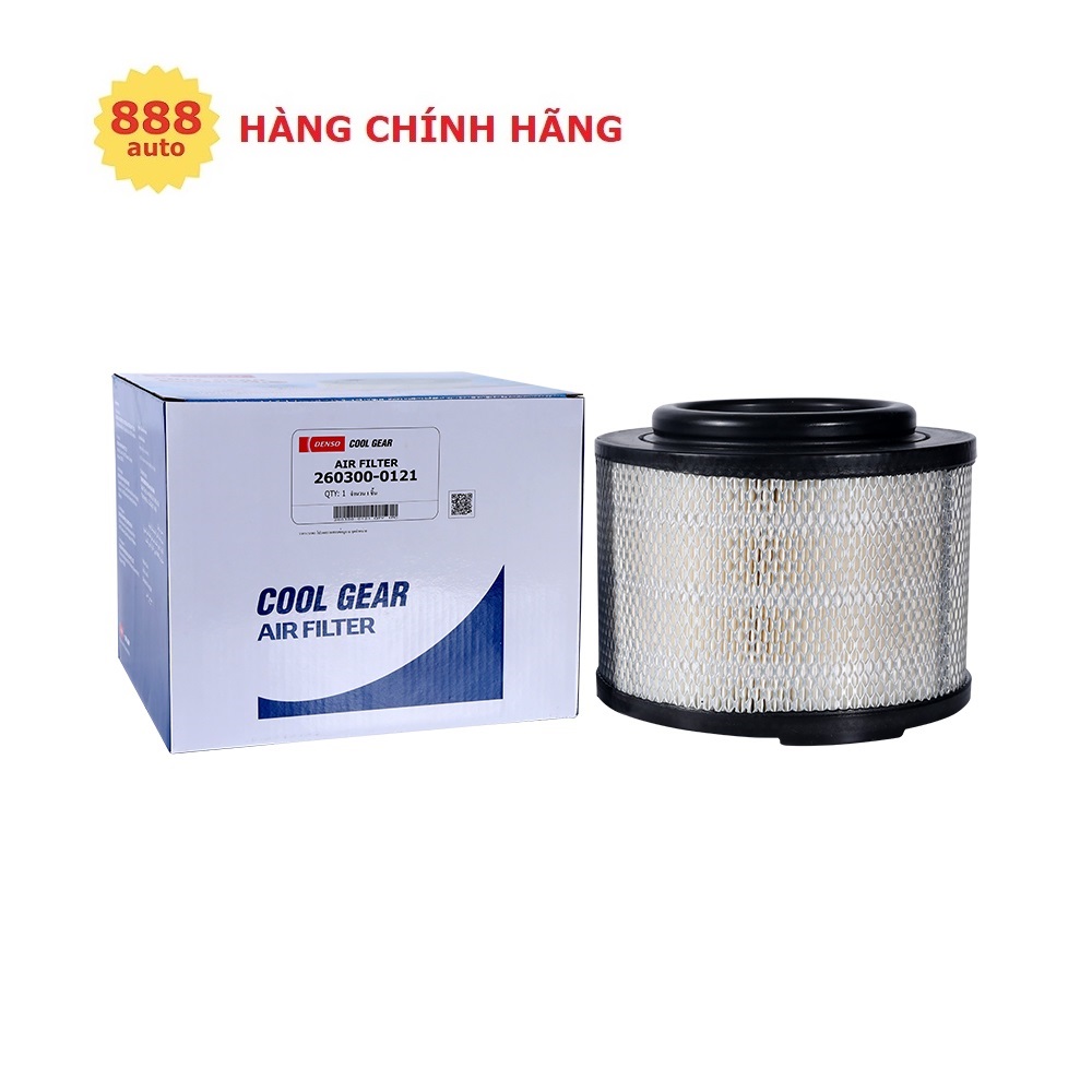 Lọc gió động cơ DENSO, cho xe ô tô Toyota Innova, Fortuner, Hilux -0121