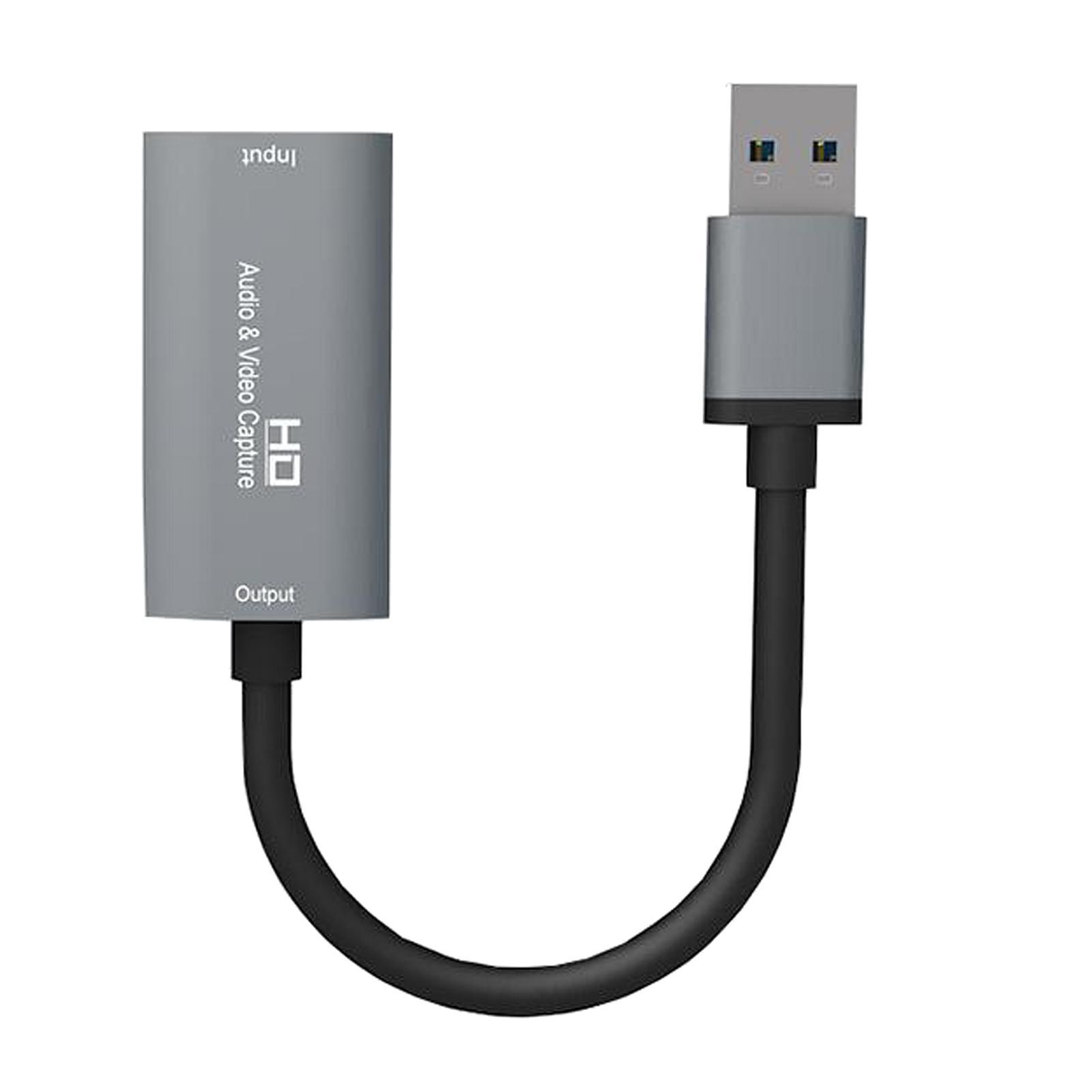 Compact Portable   to USB Video  Card Grabber Cable Game Broadcast