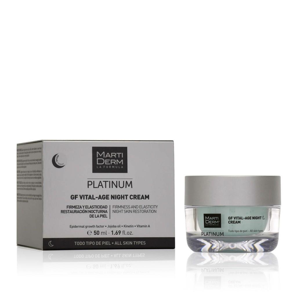 Kem Dưỡng Phức Hợp 1% Retinol Phục Hồi &amp; Trẻ Hóa - MartiDerm Platinum GF Vital Age Night Cream (50ml)