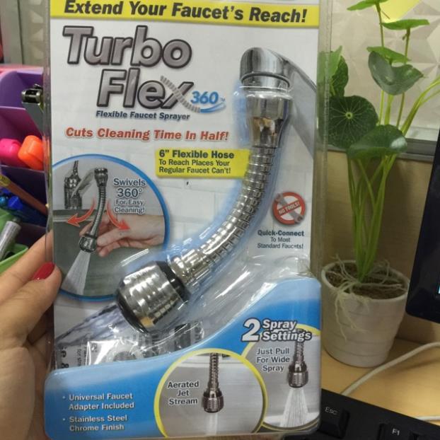 Vòi nước inox tiện dụng xoay 360 độ