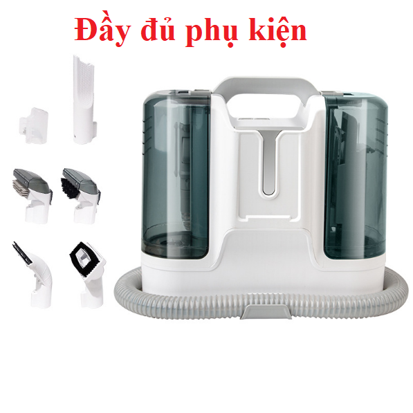 MÁY VỆ SINH LÀM SẠCH THẢM, GIẶT GHẾ SOFA PHUN HÚT 2 NGĂN CHỨA NƯỚC K15 GARANZIA DUALWAY