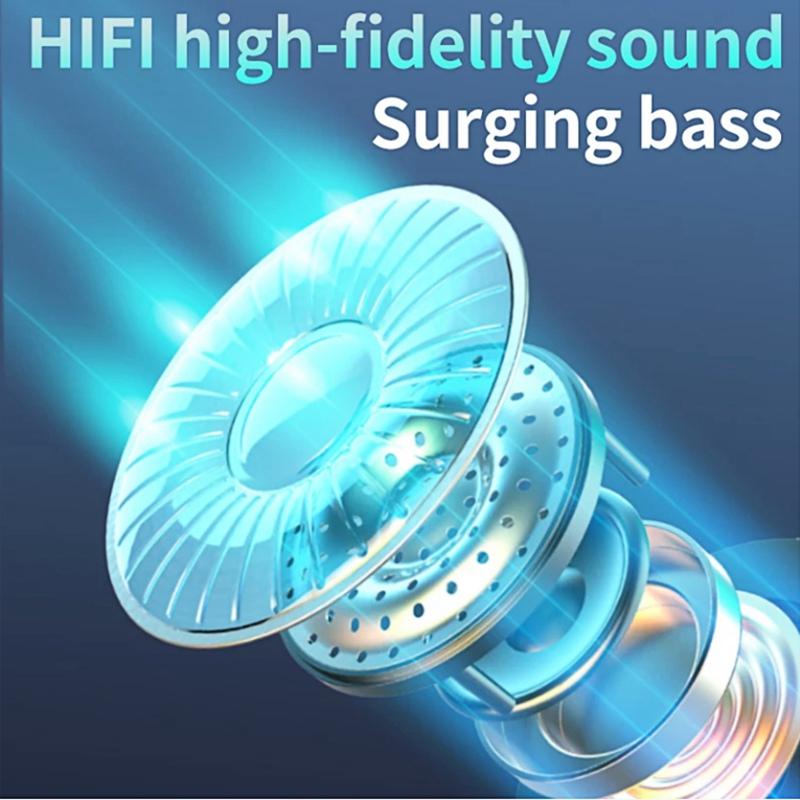 TWS Bluetooth Tai Nghe Thông Minh Noide Giảm Chất Lượng Âm Thanh HIFI Tai Nghe Chụp Tai IPX5 Chống Nước Dài Pin Có Micro