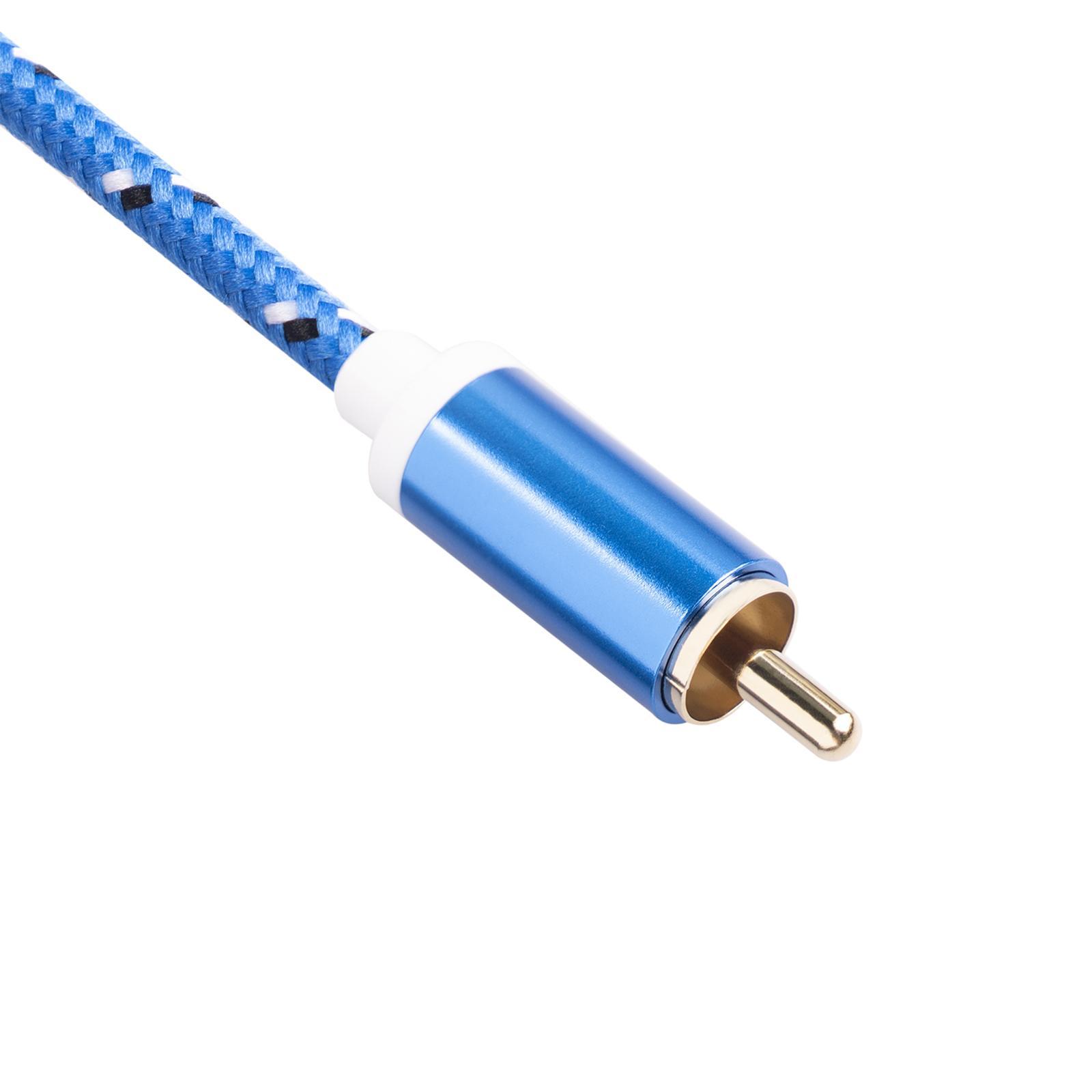 AUX Cable 3.5mm Male Microphone Player Car Audio Transmission 2RCA Audio Cable for Notebook