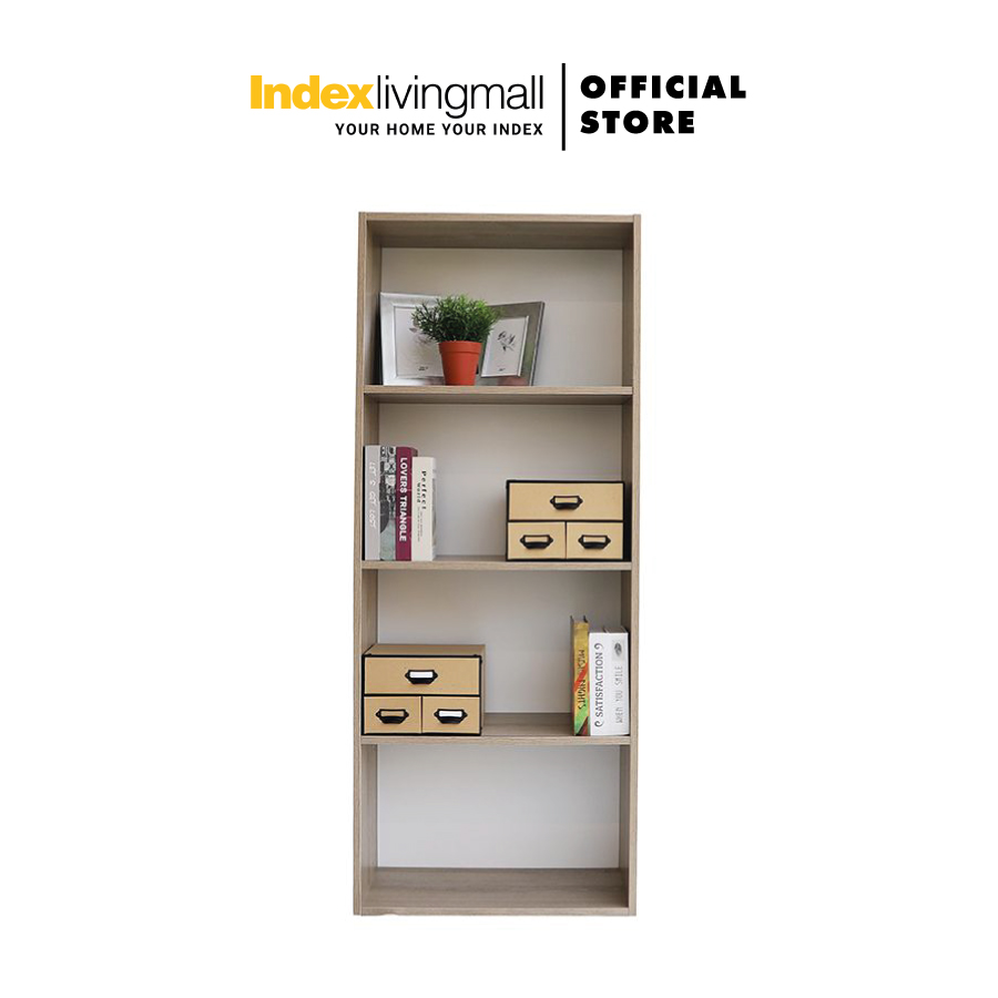 Kệ sách đa năng 4 tầng để sàn H-MORE gỗ công nghiệp phủ melamine cao cấp chống ẩm | Index Living Mall - Phân phối độc quyền tại Việt Nam