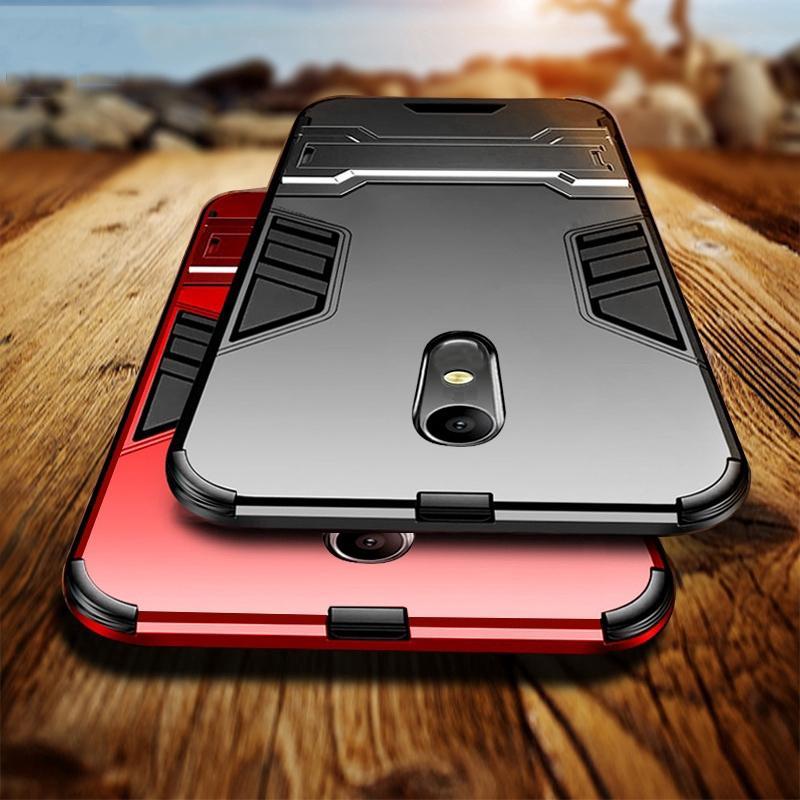 Ốp điện thoại cứng mỏng có đế đỡ chống sốc cho Xiaomi Redmi 8A Redmi8