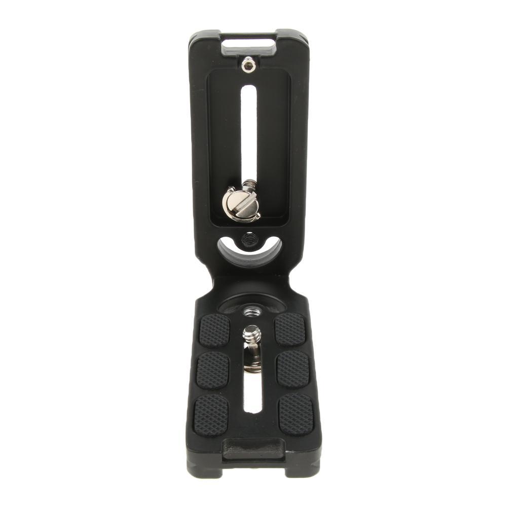 Metal Quick Release L-Plate Bracket Hand Grip Holder for SLR Camera