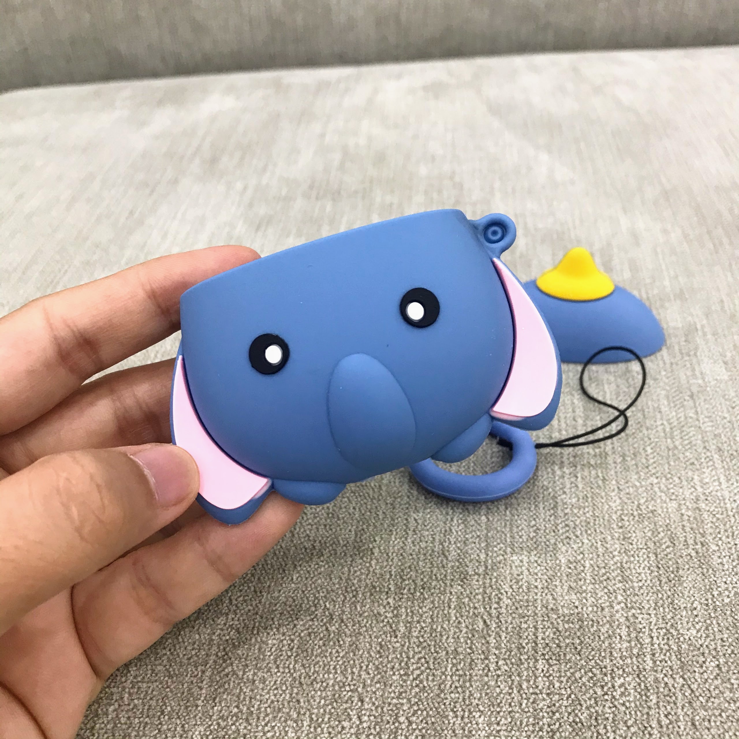 Case Dành Cho Airpods 1 / 2 - Ốp Bảo Vệ Chất Lượng Cao Cấp Dành Cho Airpods 1 / Airpods 2 - Voi Dumbo