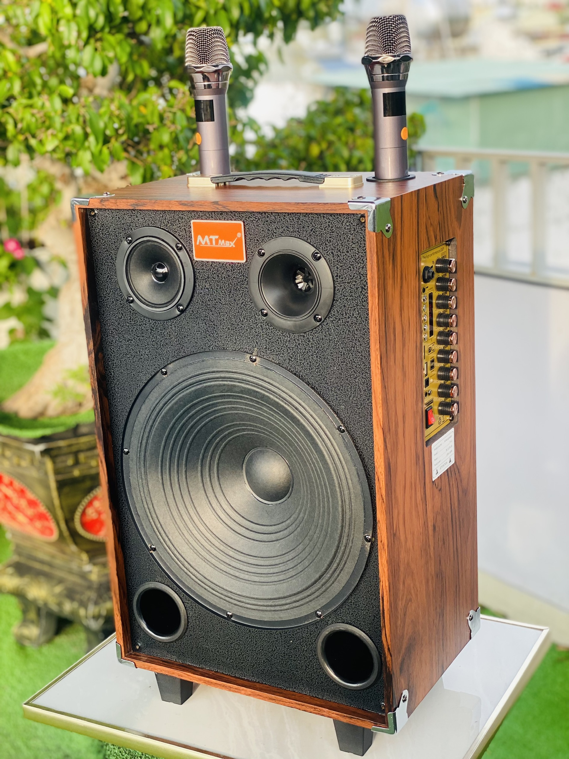 Loa Xách Tay Karaoke Nghe Nhạc T3 Pro Bass 30 – Công Suất 500W, Kết Nối Bluetooth, Kèm  Micro Không Dây Hàng Nhập Khẩu