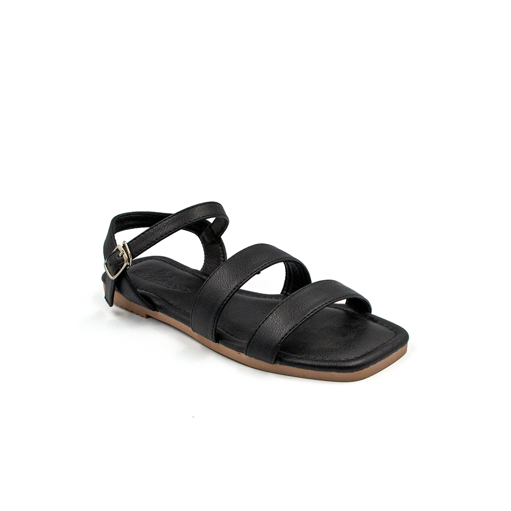 Sandal Nữ Quai Ngang Da Microfiber TMW326