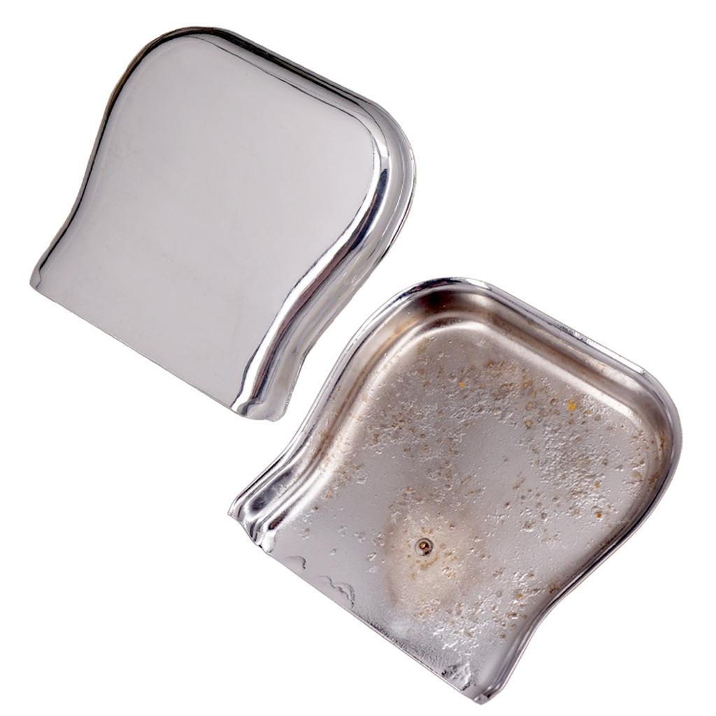 2x Iron Protective Cover Caps Bridges For Electric Guitar Parts