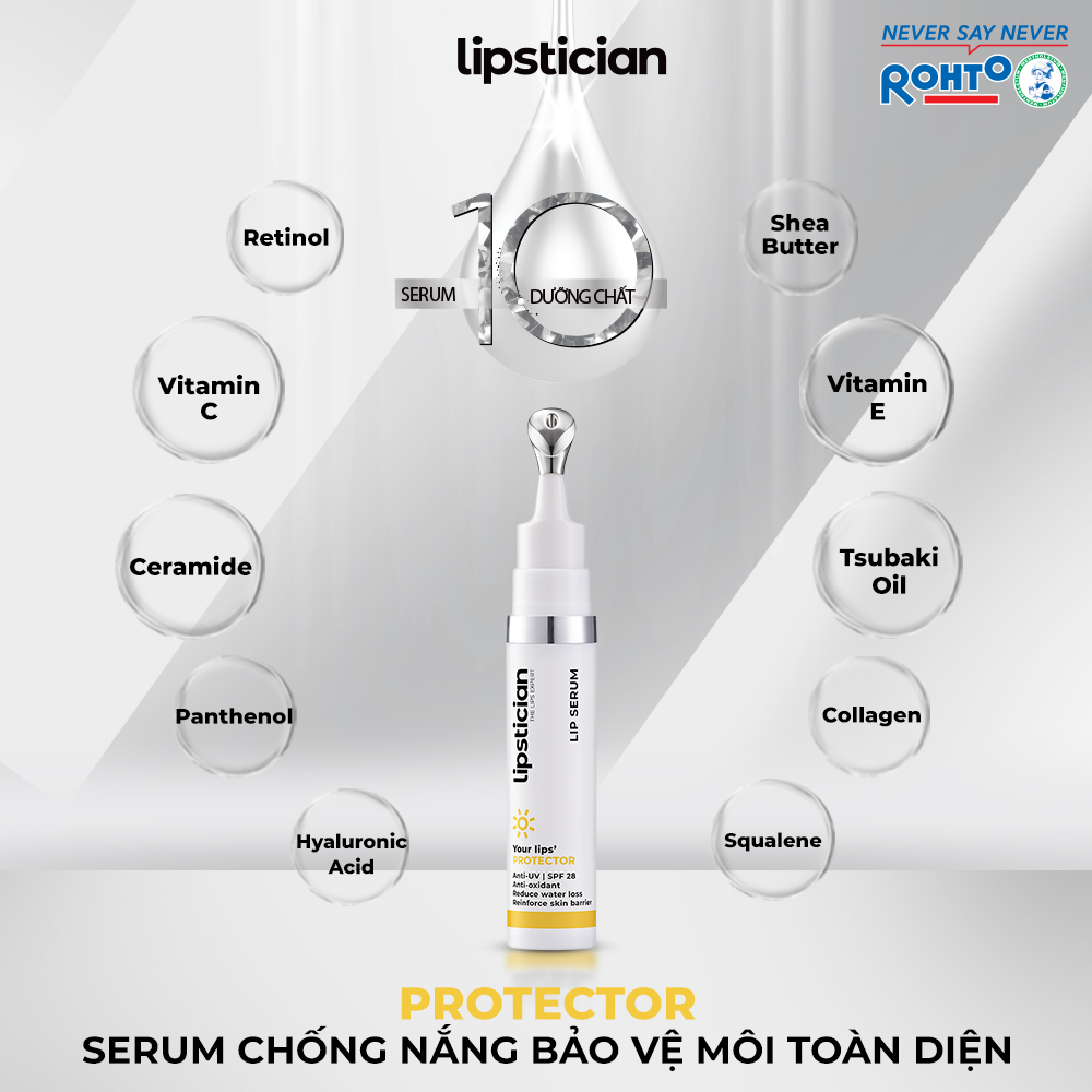 Serum Dưỡng Môi Chống Nắng Dưỡng Môi Toàn Diện Lipstician Lip Serum Protector (9g)