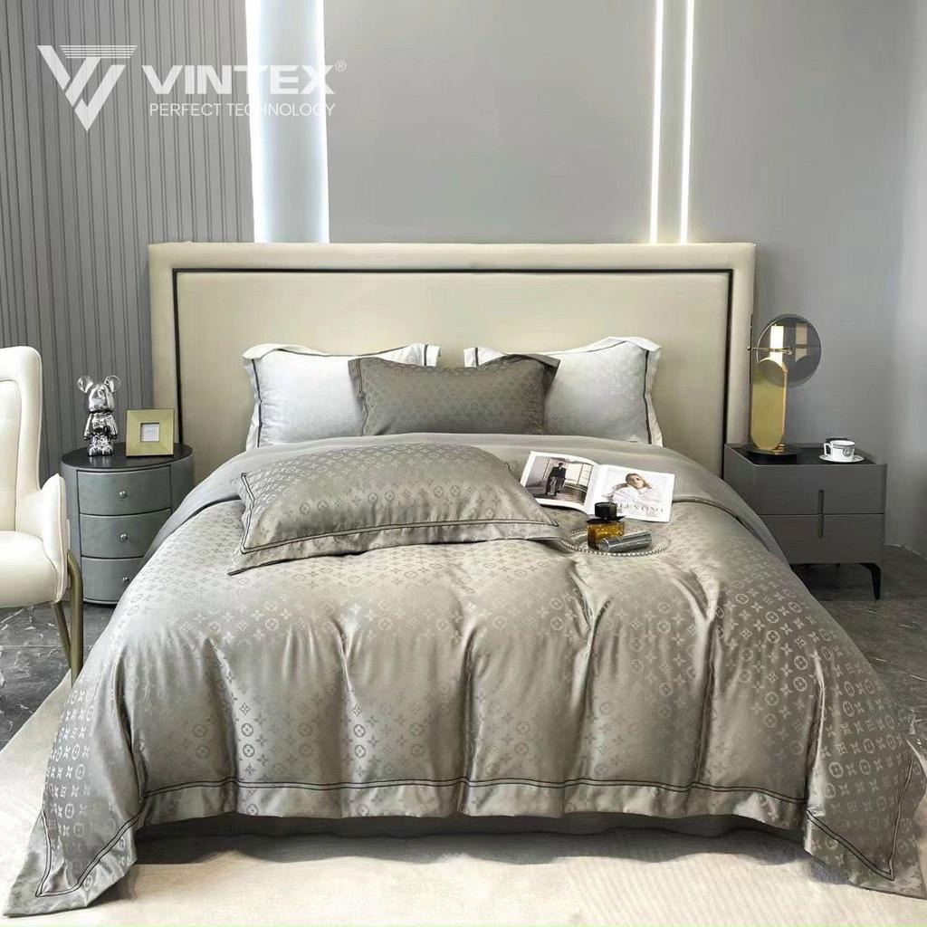 Bộ Chăn Ga Gối Đệm Gấm Lụa Thái Cao Cấp In Vân Chìm, Đẳng Cấp Sang Trọng Và Thanh Lịch Cho Phòng Ngủ Của Mọi Nhà