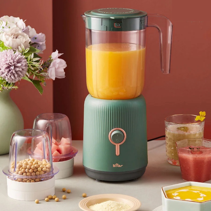 Máy Xay ăn Dặm Đa năng 3 Cối BEAR Xay Thịt, Xay Đồ Khô, Xay Đồ Ăn Dặm Công Suất Lớn BL-B10V2 - Hàng chính hãng