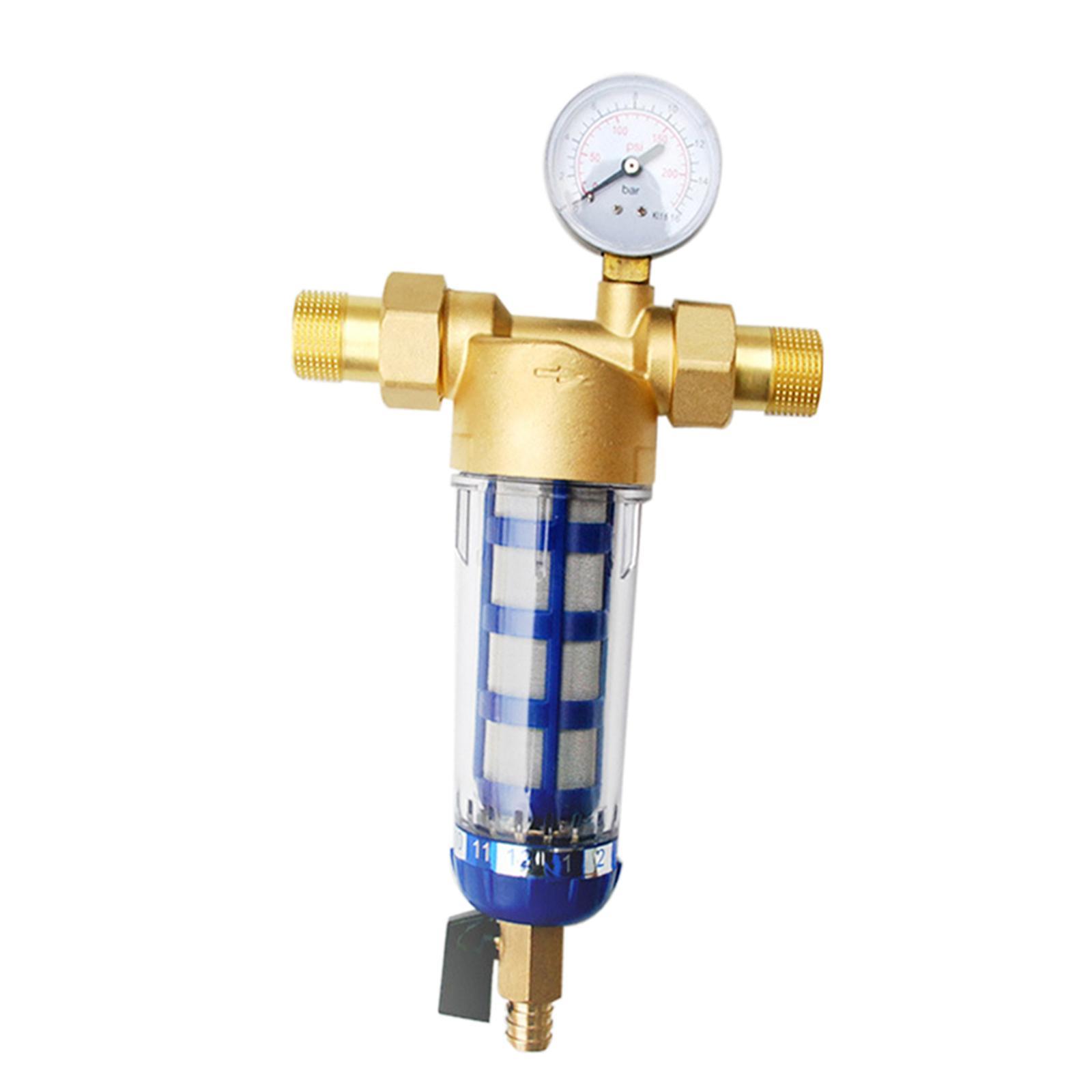 Household Mesh Down Water Filter System Sediment Water Filter 1/2inch