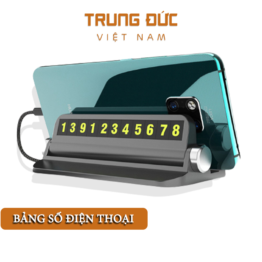 Bảng Số Điện Thoại TRUNGDUCVN BSDT-Z1 Gắn Trên Taplo Xe Ô TÔ Giúp Người Đi Đường Dễ Dàng Liên Hệ Với Bạn Khi Cần Thiết - Hàng Chính Hãng