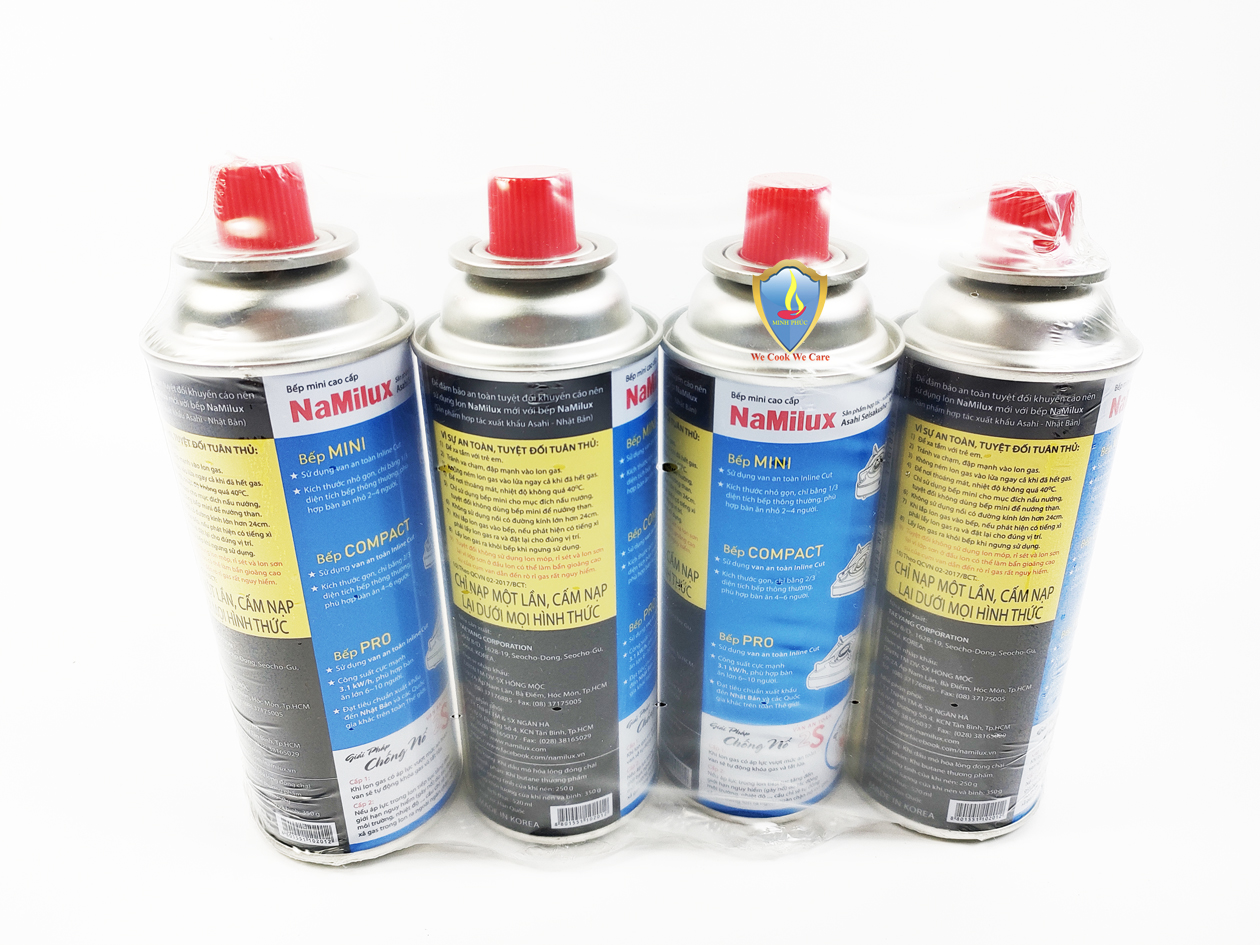 Lon gas chuyên dụng Namilux - HÀNG CHÍNH HÃNG NAMILUX