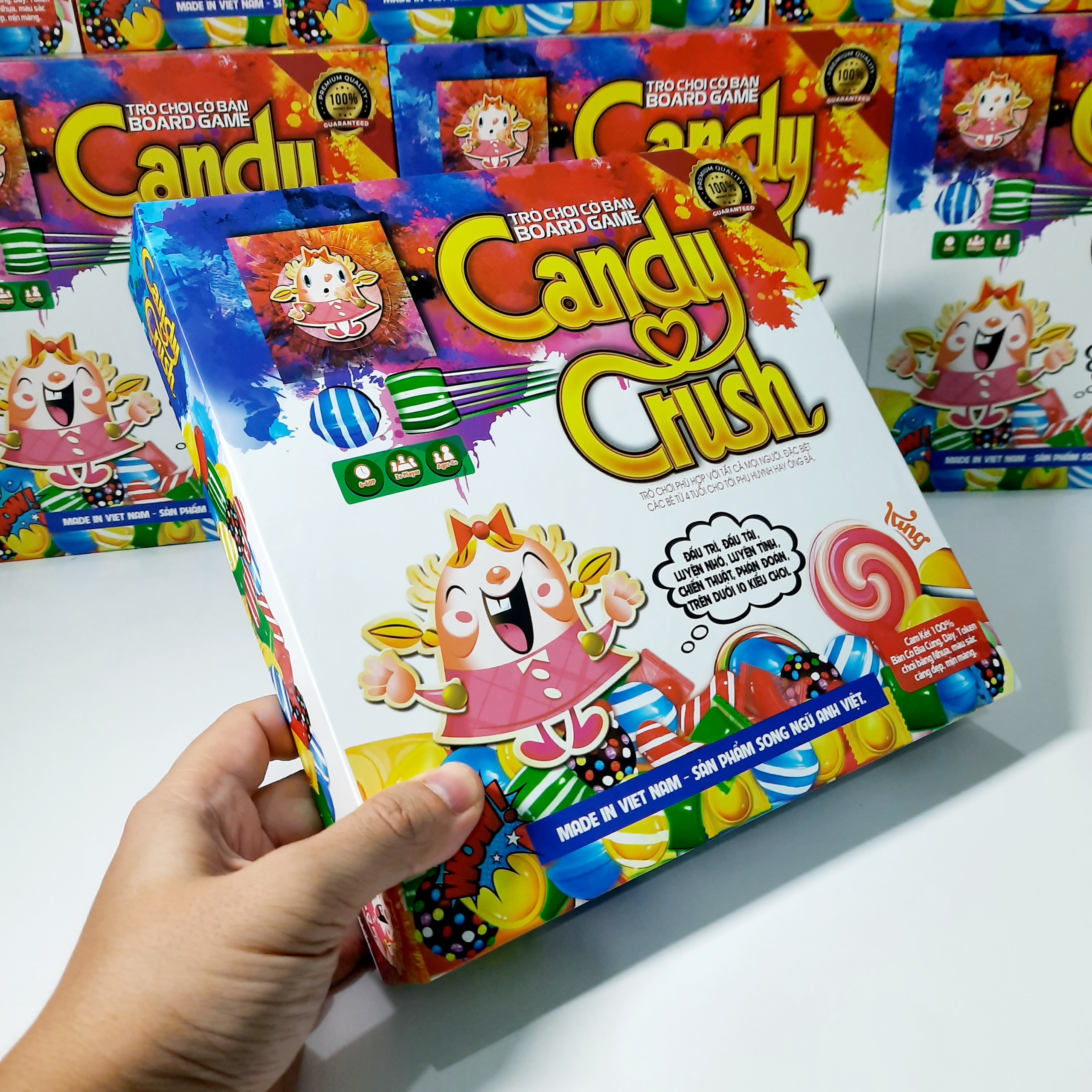 Board game-Candy Crush Foxi-đồ chơi phát triển tư duy-tăng trí nhớ-dễ chơi-vui nhộn