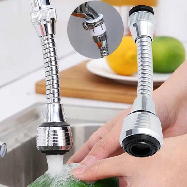 Vòi Xịt Tăng Áp Inox Xoay 360 Độ Vouller (Màu Bạc) - Hàng Chính Hãng