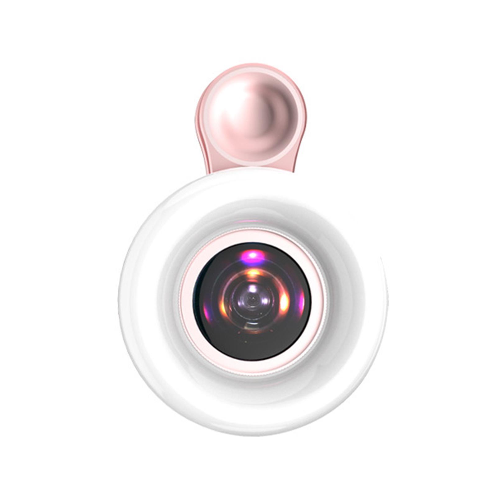Universal Mobile Phone Fill Light 15x  Lens Wide  for Android Pink