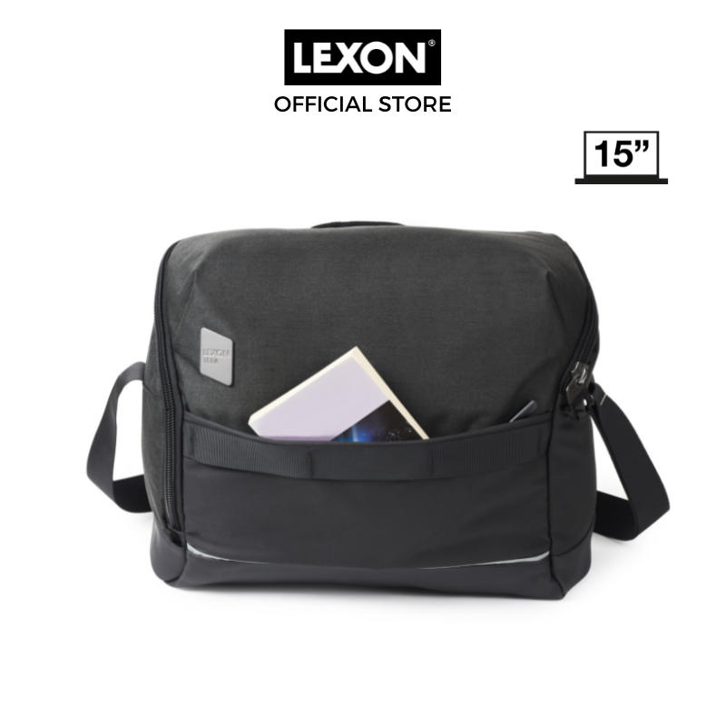 Túi du lịch đựng máy ảnh, laptop LEXON size 15inch chống sốc- TERA MESSENGER BAG - Hàng chính hãng