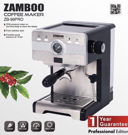 Máy Pha Cà Phê Espresso Zamboo ZB-99 PRO - Hàng chính hãng
