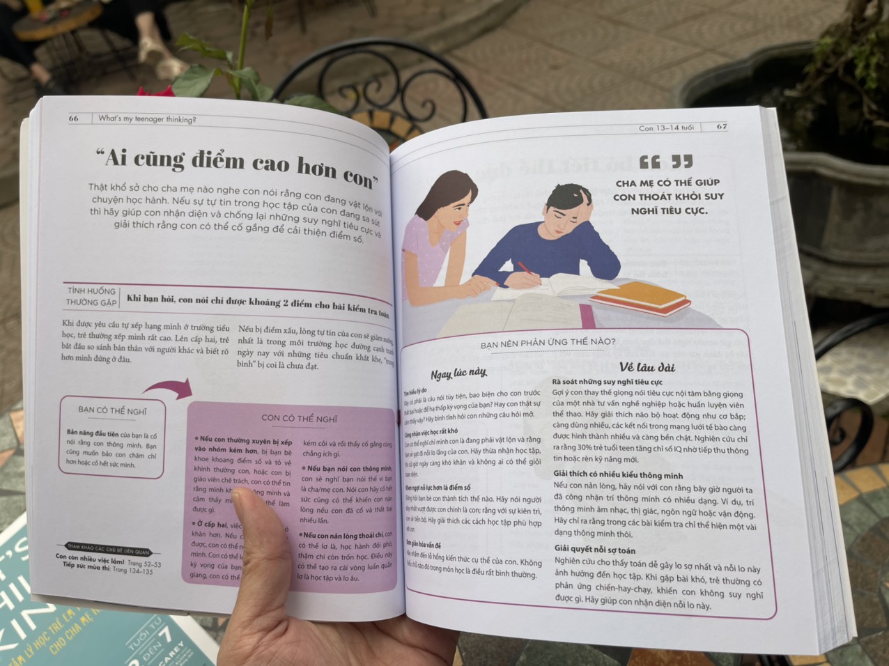 (Combo2 cuốn, in màu) Tủ sách DK- WHAT’S MY TEERNAGER THINKING - TÂM LÝ HỌC TRẺ EM THỰC HÀNH CHO CHA MẸ HIỆN ĐẠI (tuổi từ 2 đến 7 và tuổi từ 13 đến 18)  – Tanith Carey –Thái Hà - NXB Công Thương