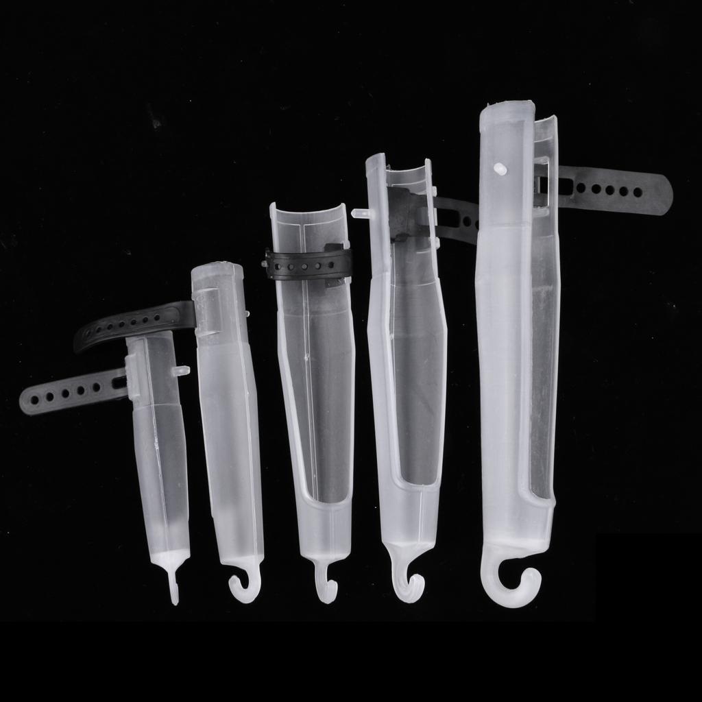 5Pcs Fishing Rod Cap Sea Rod Tip Protector Rod Pole Head Cover Sleeves 16#