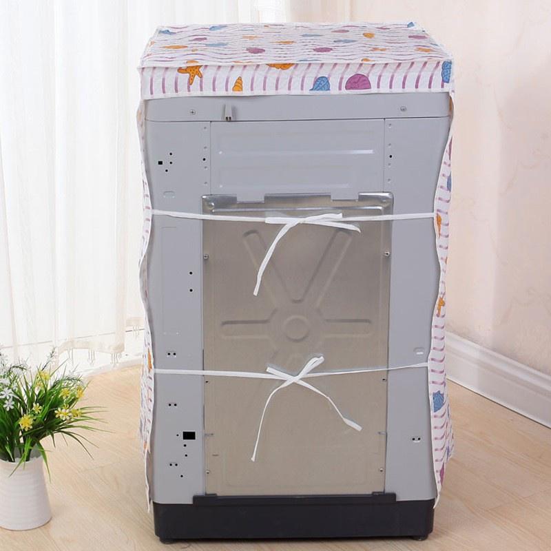Bọc máy giặt chống bụi bẩn cỡ to, cửa ngang, nhiều màu sắc - Áo trùm máy giặt loại dày cửa ngang