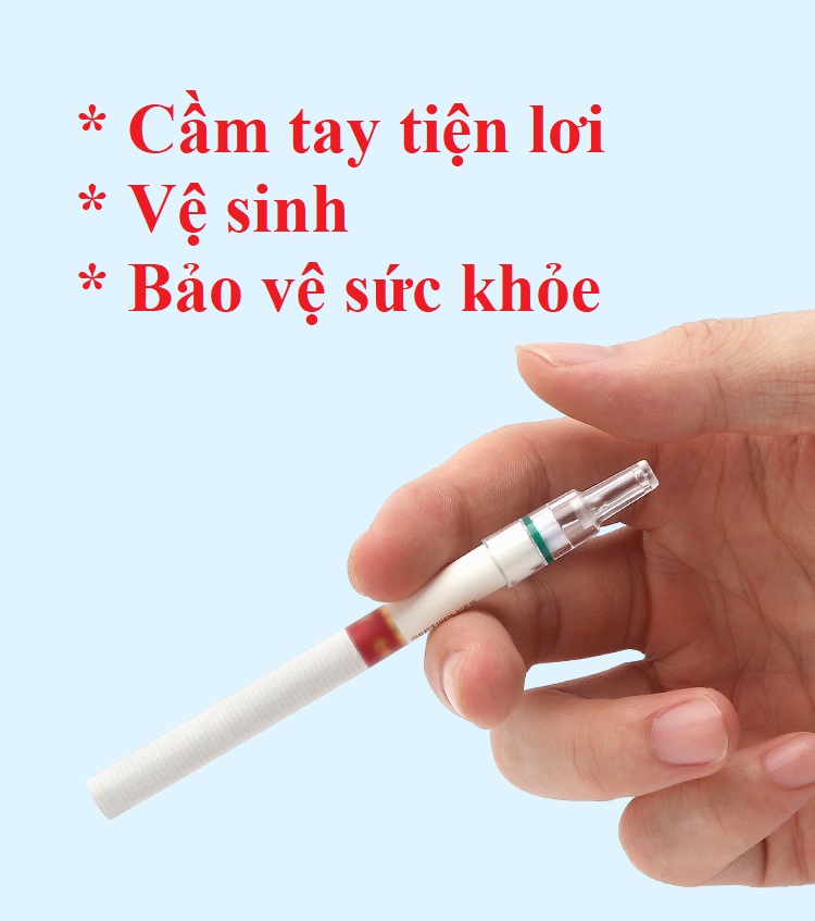 Hộp 100 đầu tẩu thuốc nhựa dẻo bảo vệ sức khỏe Hewang