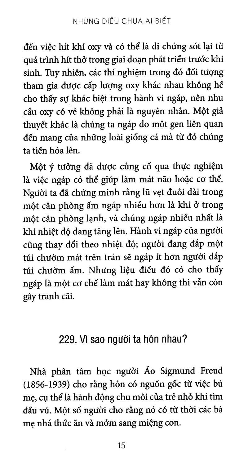 Những Điều Chưa Ai Biết - 501 Điều Bí Ẩn Về Cuộc Sống, Vũ Trụ Và Vạn Vật - Tập 2 (Tái Bản 2020)