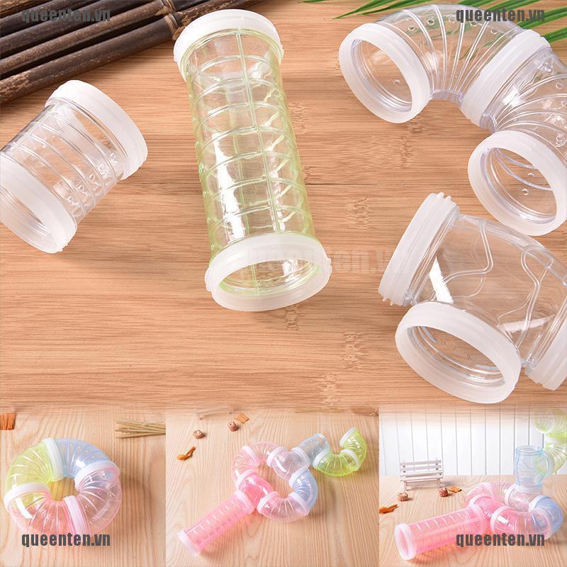 DIY Hamster Mouse Cage Replacement Tube Pack Curves Straights Connectors Fun Toy QUVN