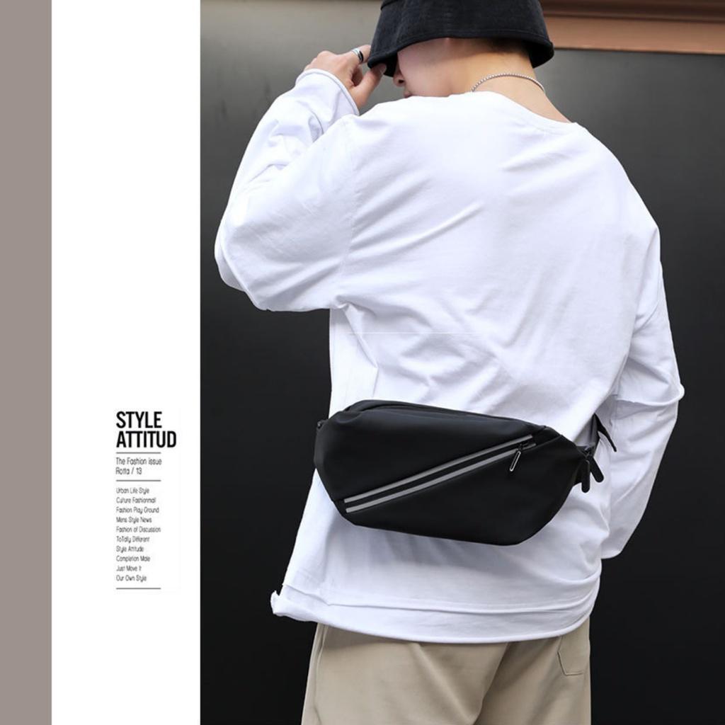 Túi Đeo Chéo Nam Thời Trang Siêu Nhẹ Chất Liệu Vải Oxford Hàng Cao Cấp Chống Nước Đủ Mầu AESHOP.95 -